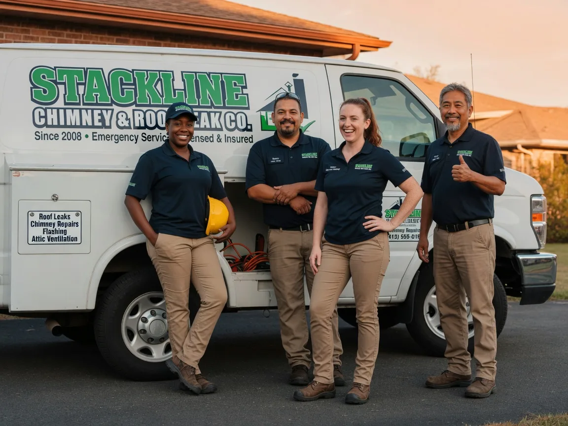 Chimney flashing repair company in Twin Bridges, CA